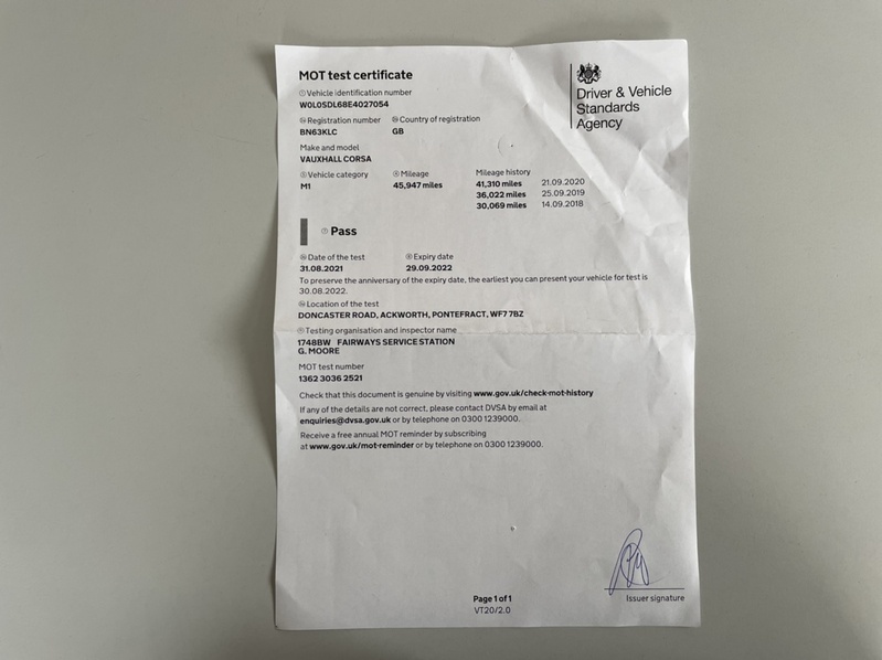 VAUXHALL CORSA